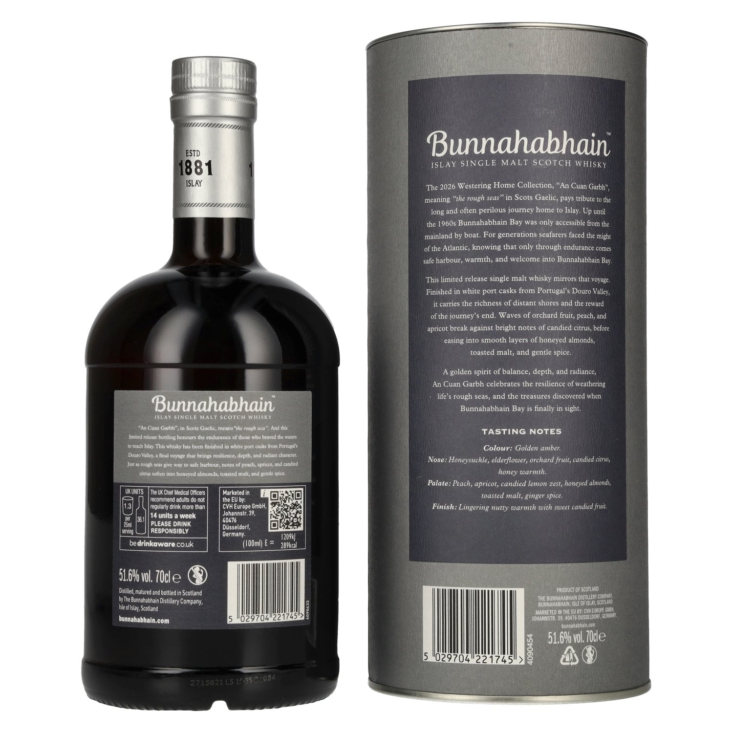 Bunnahabhain 15 Years AN CUAN GARBH No. 1 The Westering Home Collection Release 2026 51,6% Vol. 0,7l in Geschenkbox