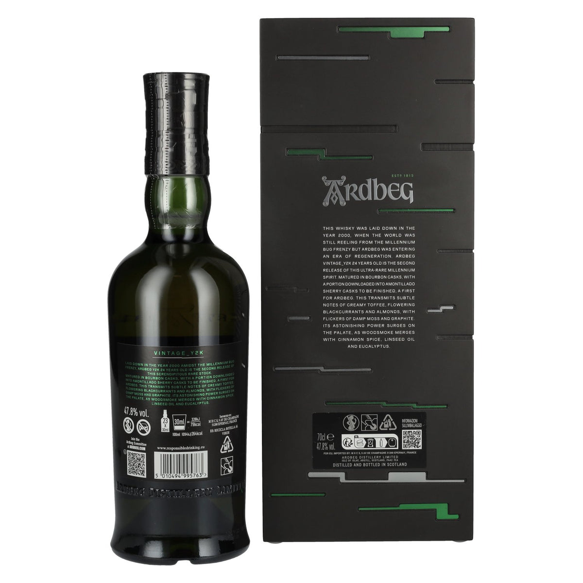 Ardbeg 24 Years Old The Ultimate Vintage Y2K 2000 47,8% Vol. 0,7l in Geschenkbox