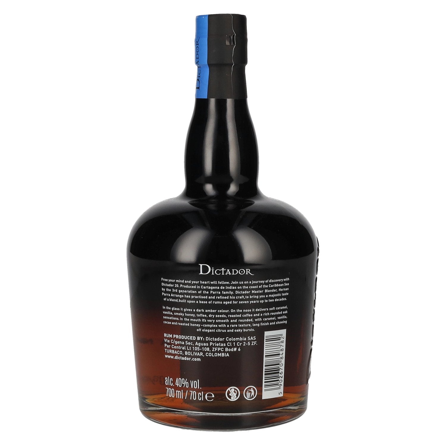 Dictador 20 Years Old Reserva Icónica Ron Colombiano 40% Vol. 0,7l
