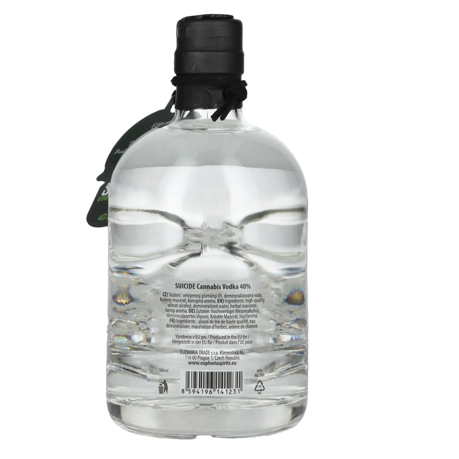 EUPHORIA Suicide Cannabis Vodka 40% Vol. 0,5l
