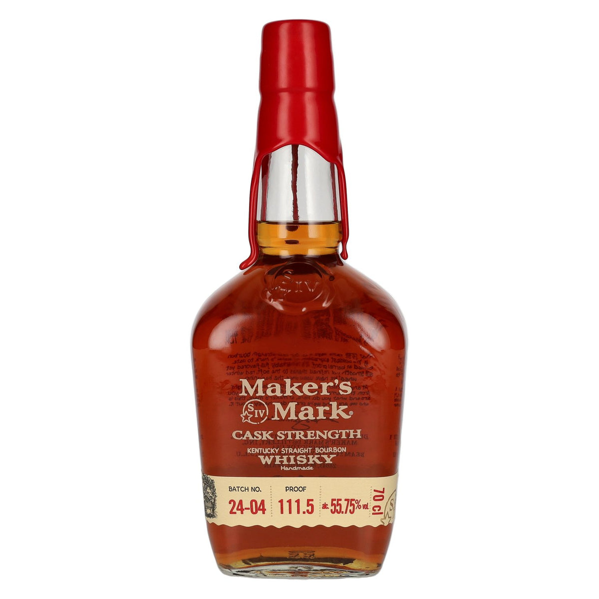 Maker's Mark CASK STRENGTH Kentucky Straight Bourbon Whisky Batch No. 24-04 55.8% ABV 0.7l