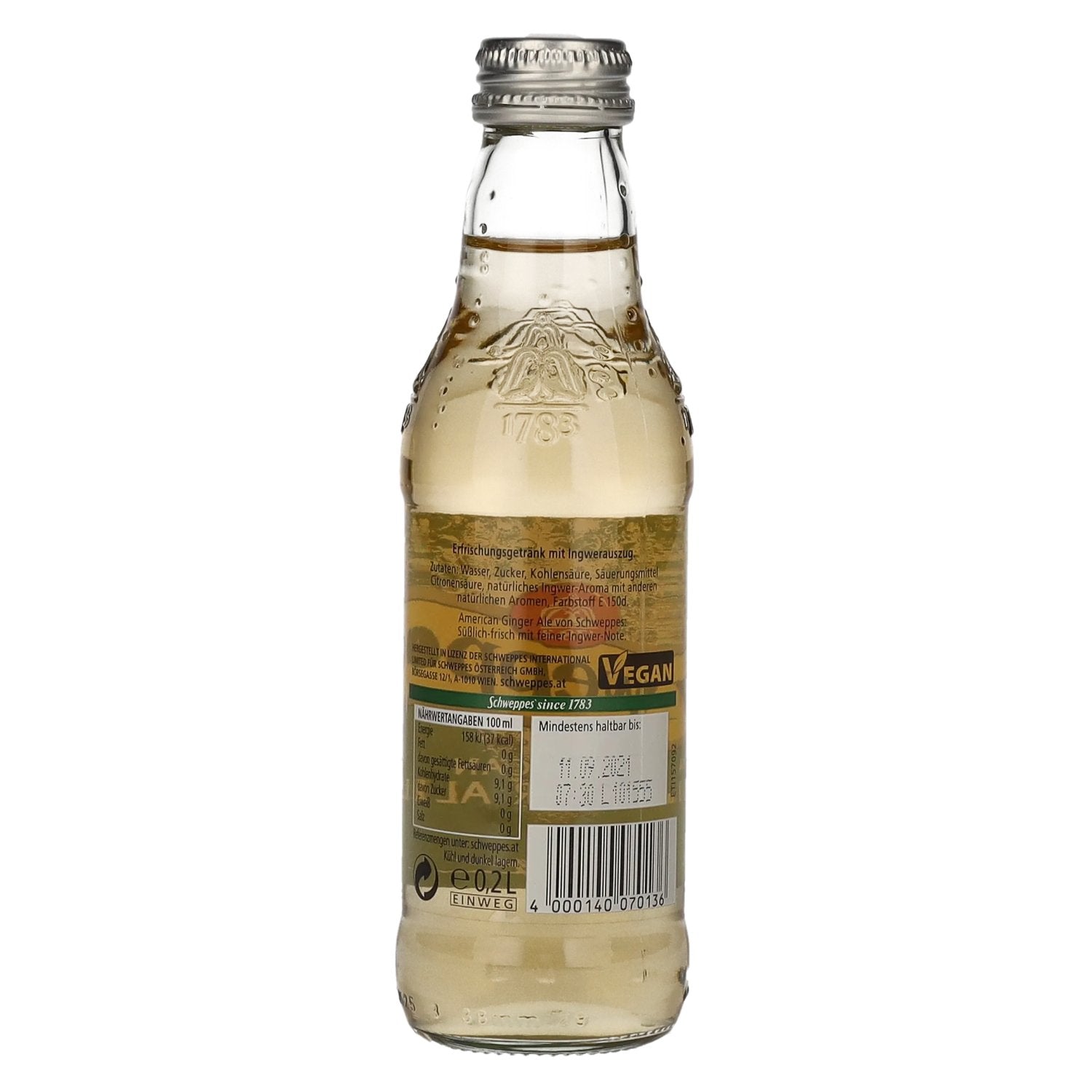 Schweppes American Ginger Ale 0,2l
