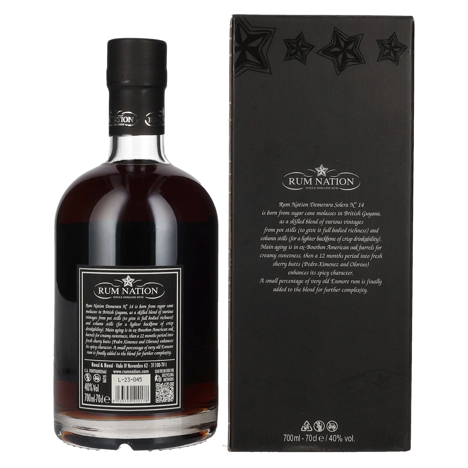 Rum Nation Demerara No. 14 Limited Edition 40% Vol. 0,7l in Geschenkbox