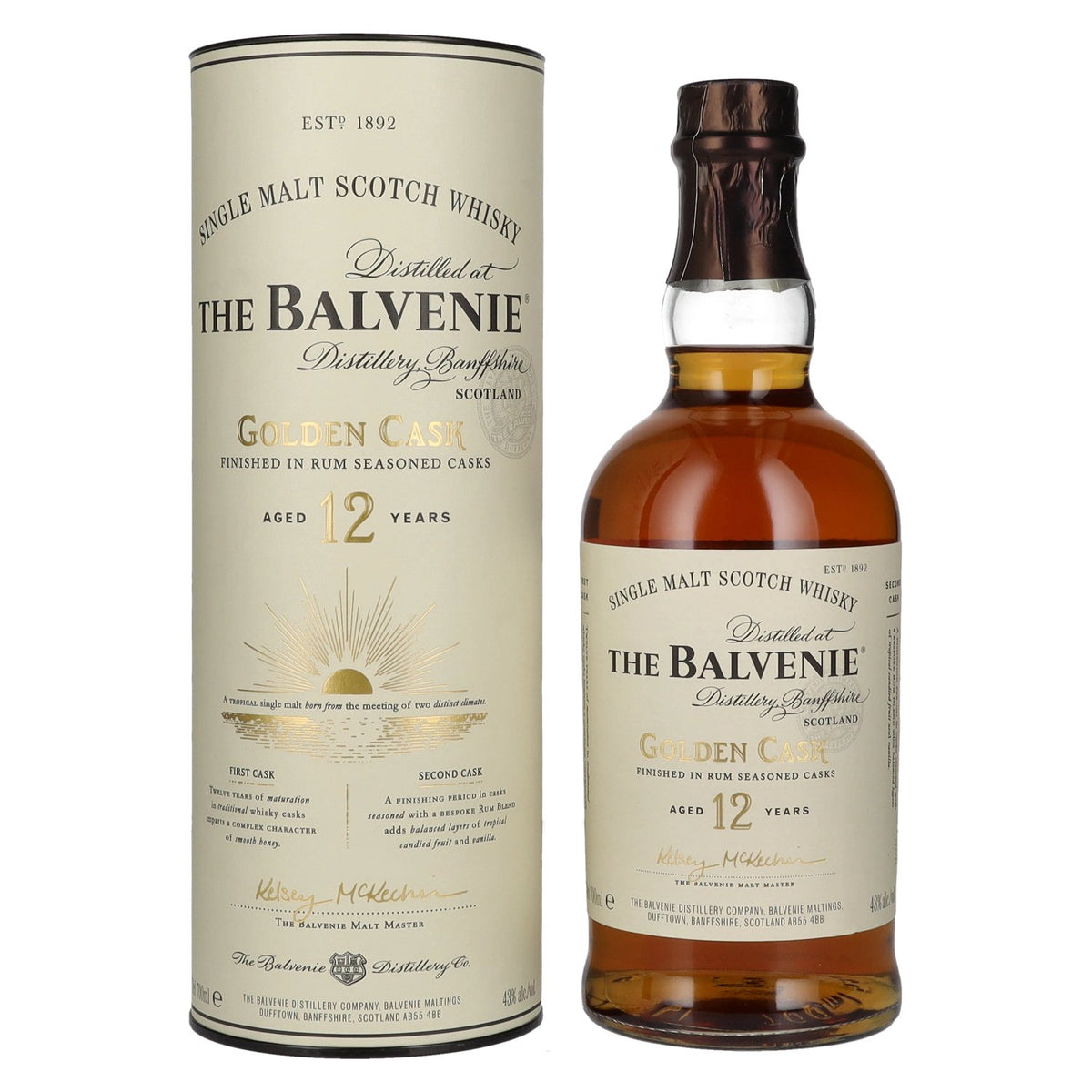 The Balvenie 12 Years Old Golden Cask 43% Vol. 0,7l in gift box