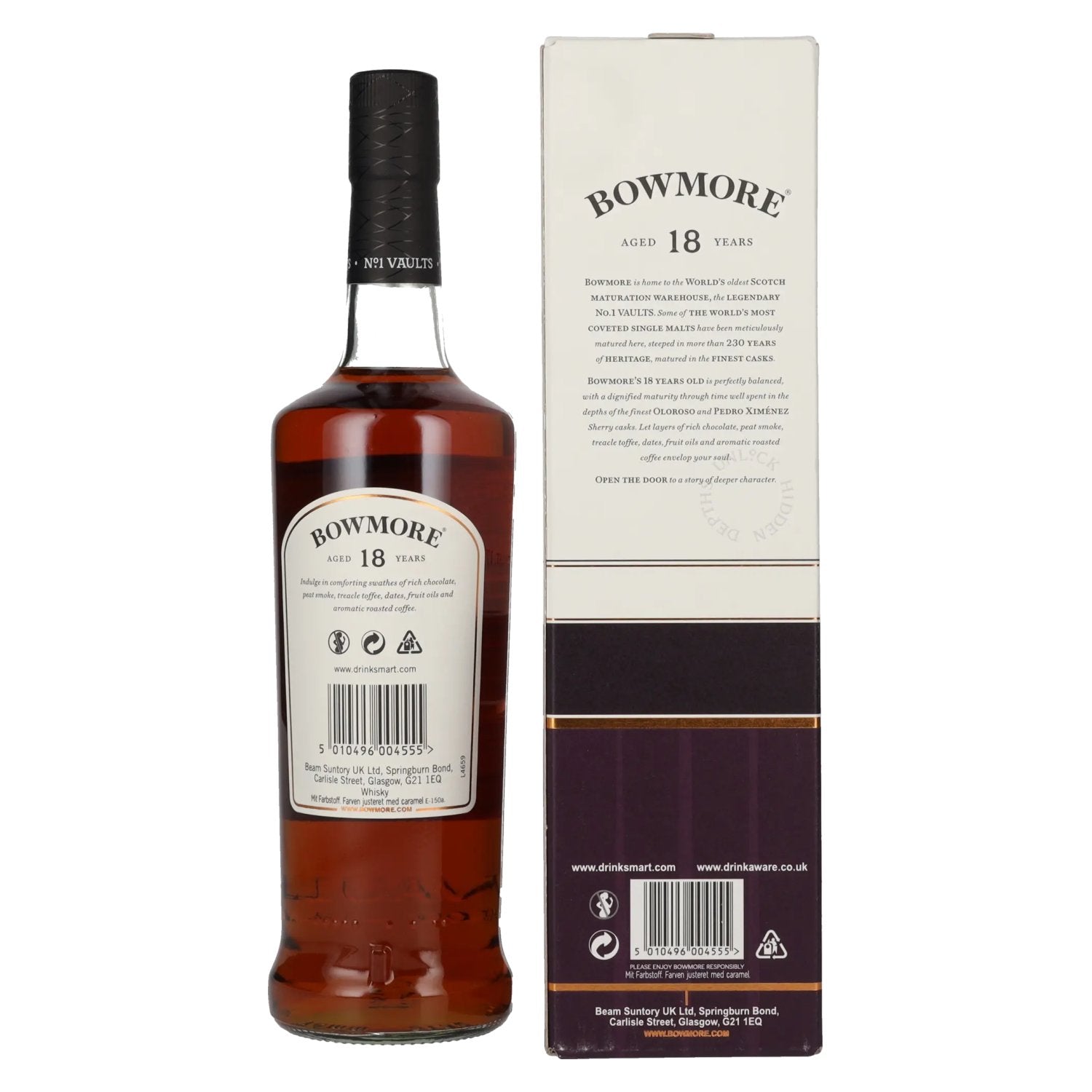 Bowmore 18 Years Old DEEP &amp; COMPLEX Travel Exclusive 43% Vol. 0,7l in gift box