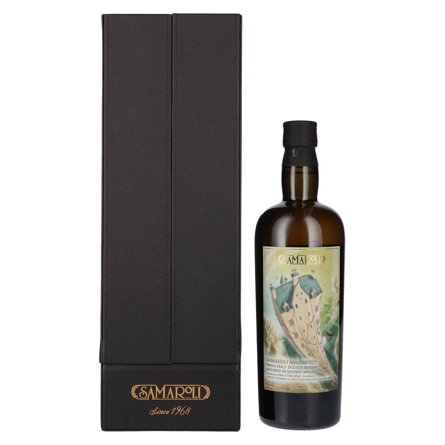 Samaroli Magnifico MACALLAN Single Malt Sherry Wood 1989 42% Vol. 0,7l in Geschenkbox