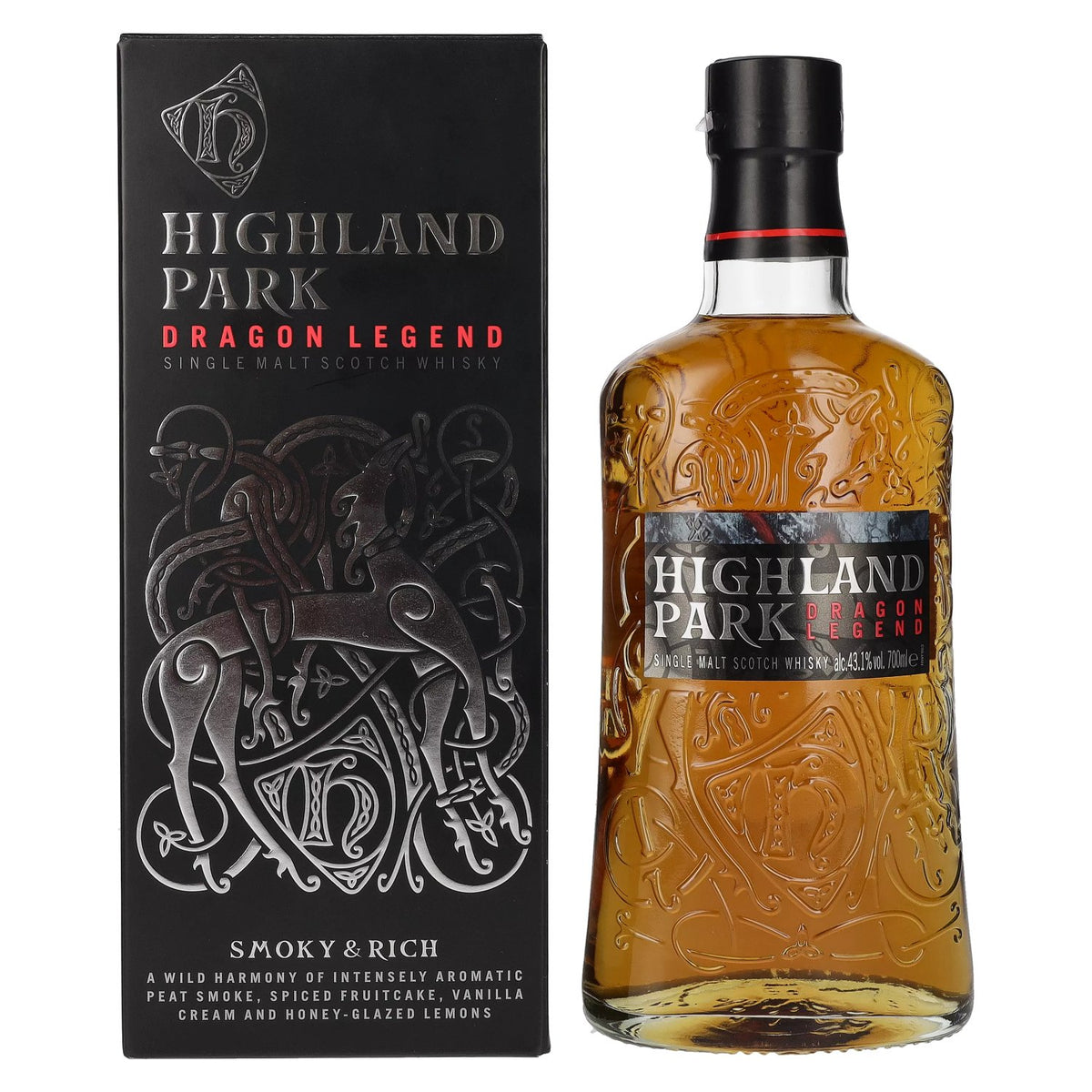 Highland Park DRAGON LEGEND Single Malt Scotch Whisky 43,1% Vol. 0,7l in gift box