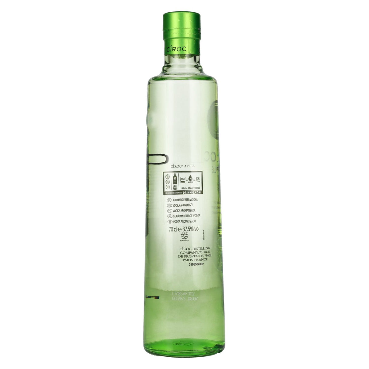 Cîroc APPLE Flavoured Vodka 37,5% Vol. 0,7l