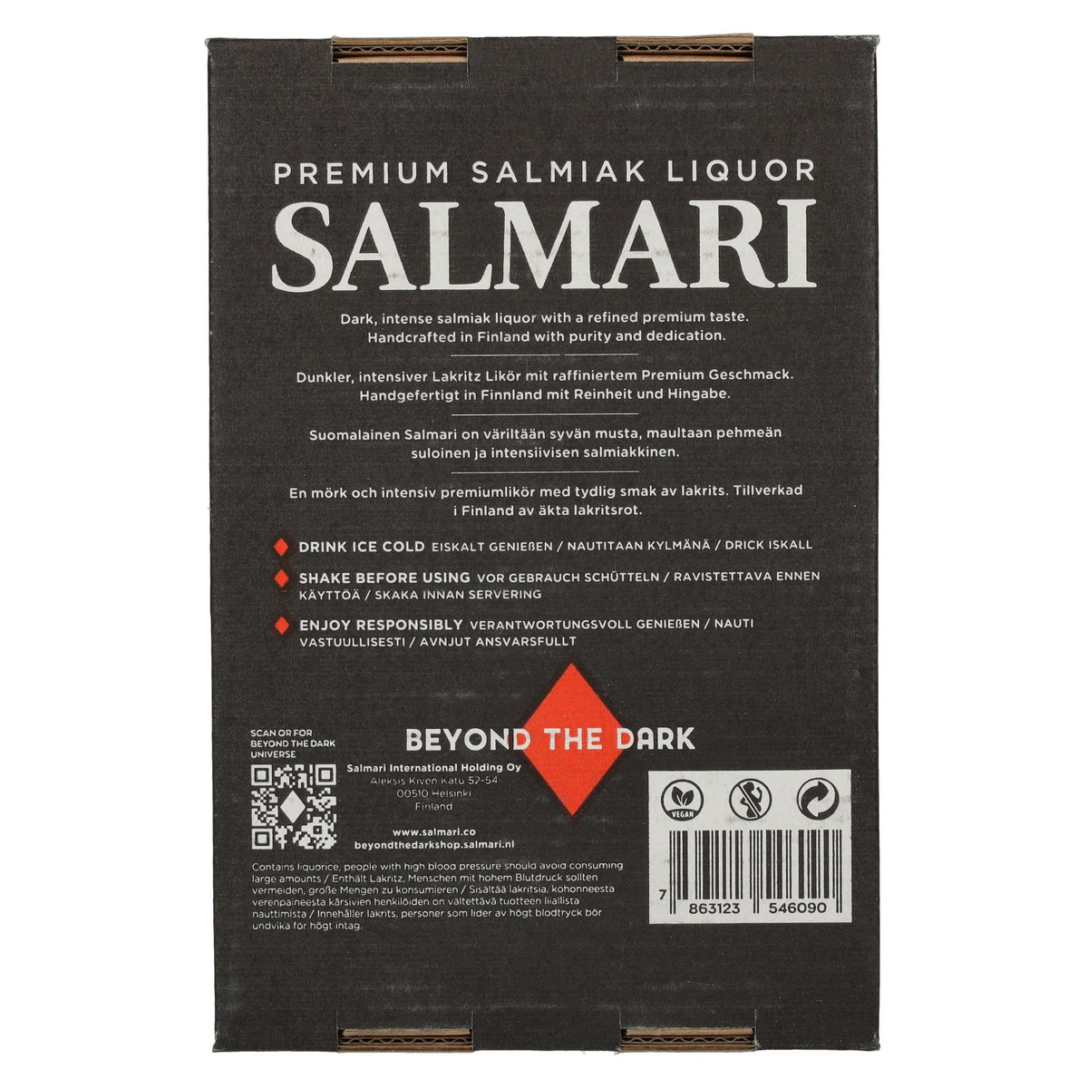 Salmari Premium Salmiak Liquor 25% Vol. 24x0,03l PET