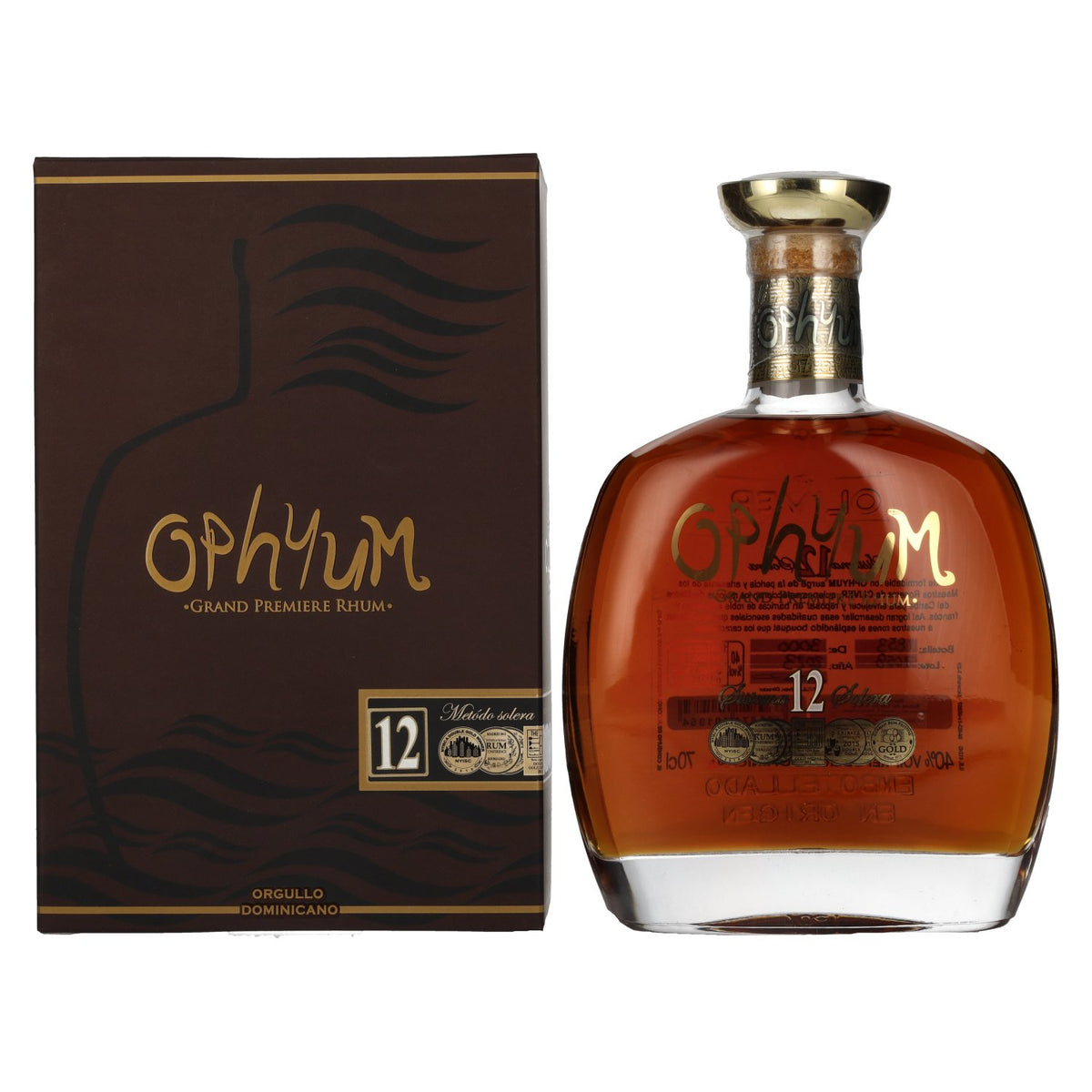 Ophyum 12 Metódo Solera Grand Premiere Rhum 40% Vol. 0,7l in gift box