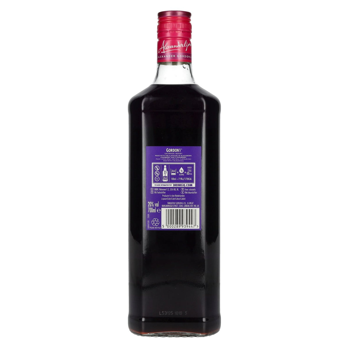 Gordon's Shimmer Berry Gin Liqueur Limited Edition 20% Vol. 0,7l