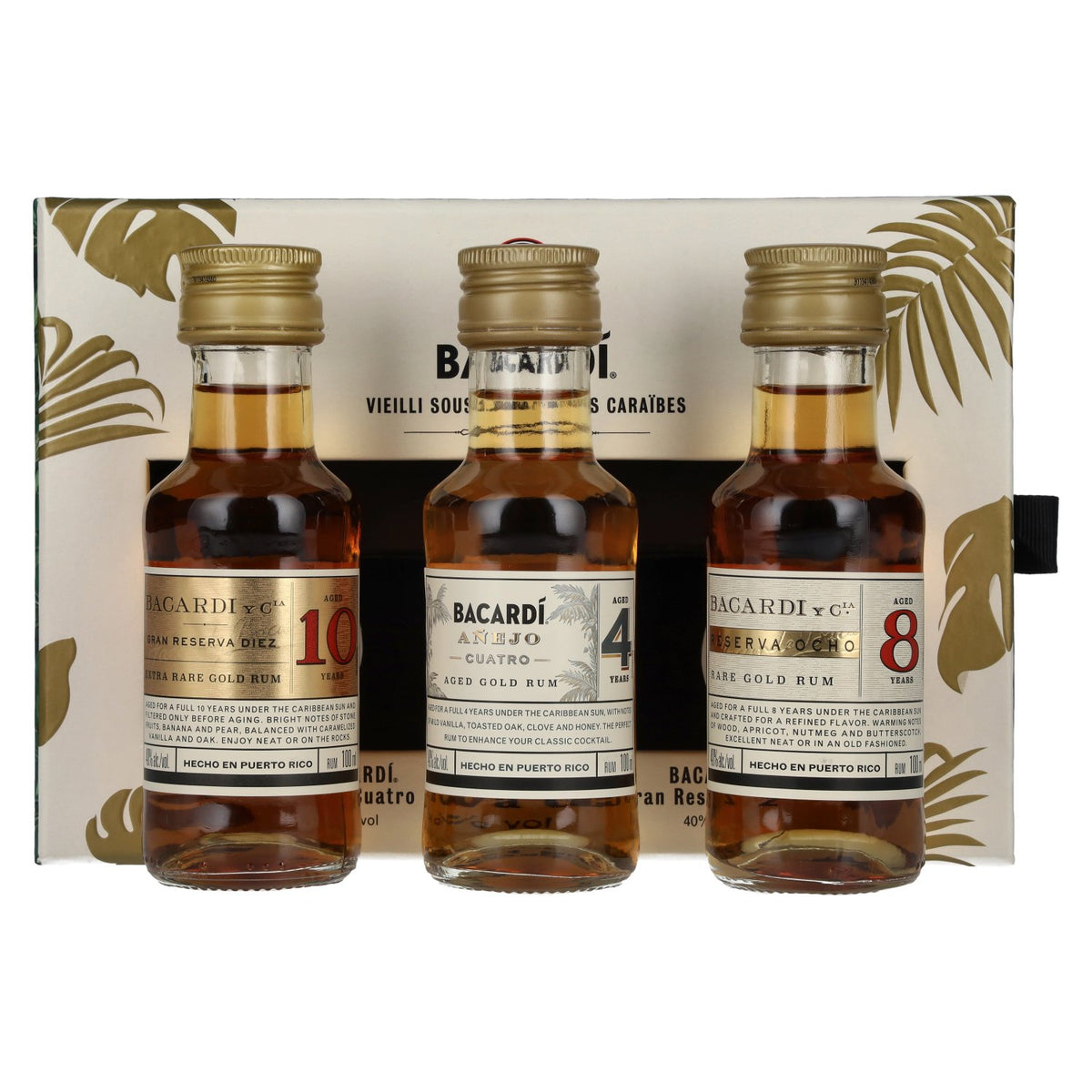 Bacardi DISCOVERY PACK 40% vol. 3x0,1l en boîte cadeau