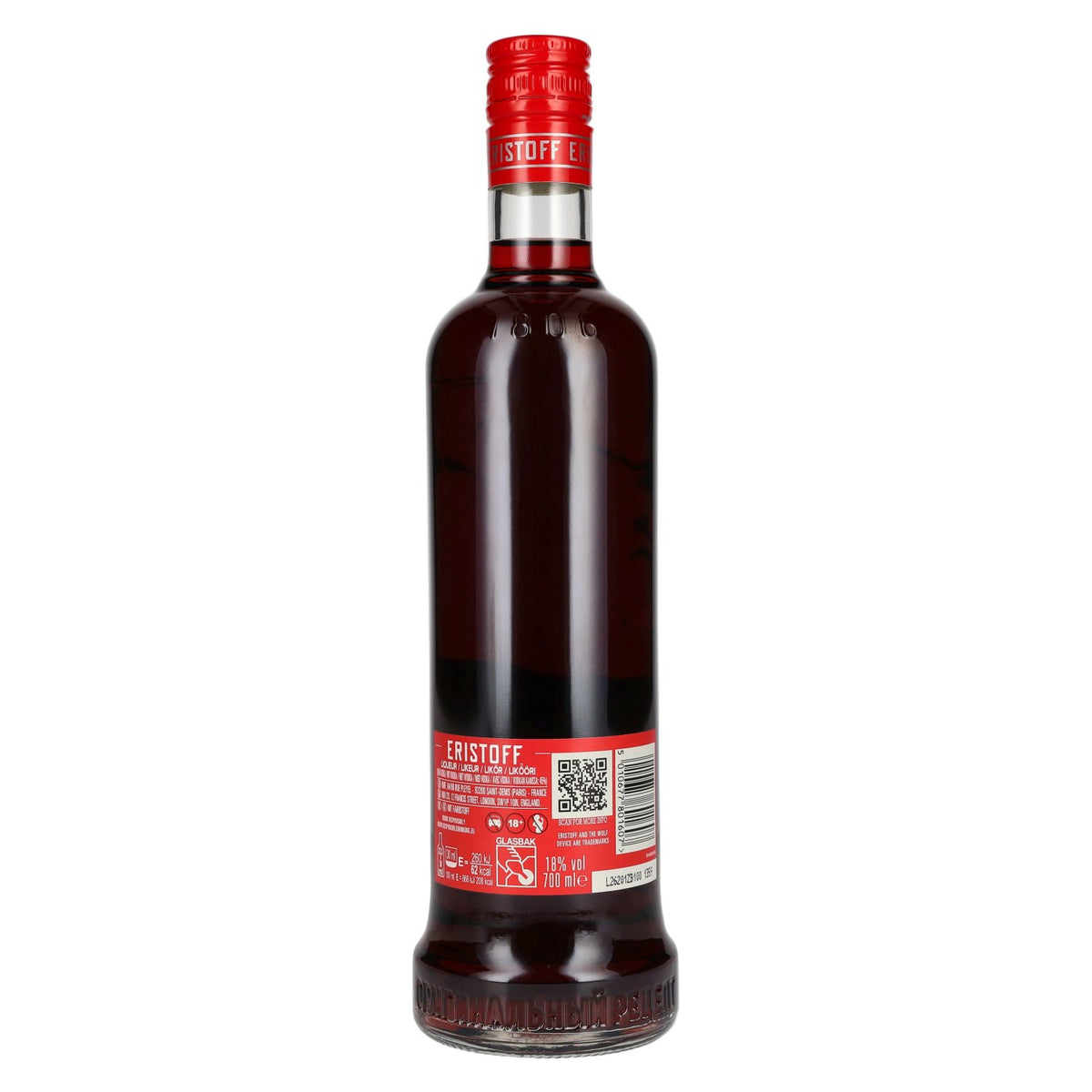 Eristoff Red Sloe Berry 18% Vol. 0,7l