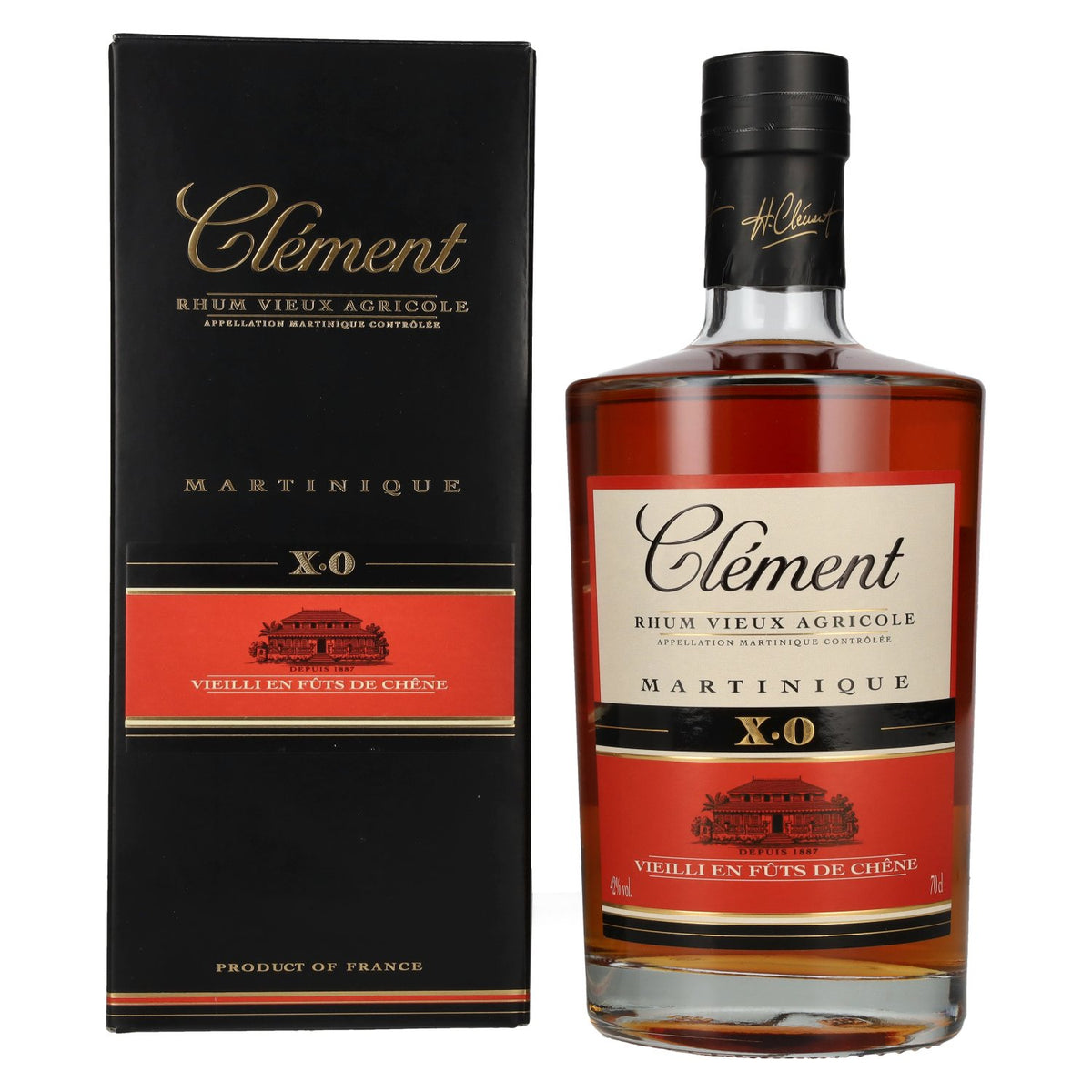 Clément Rhum Vieux Agricole X.O 42% Vol. 0,7l in gift box