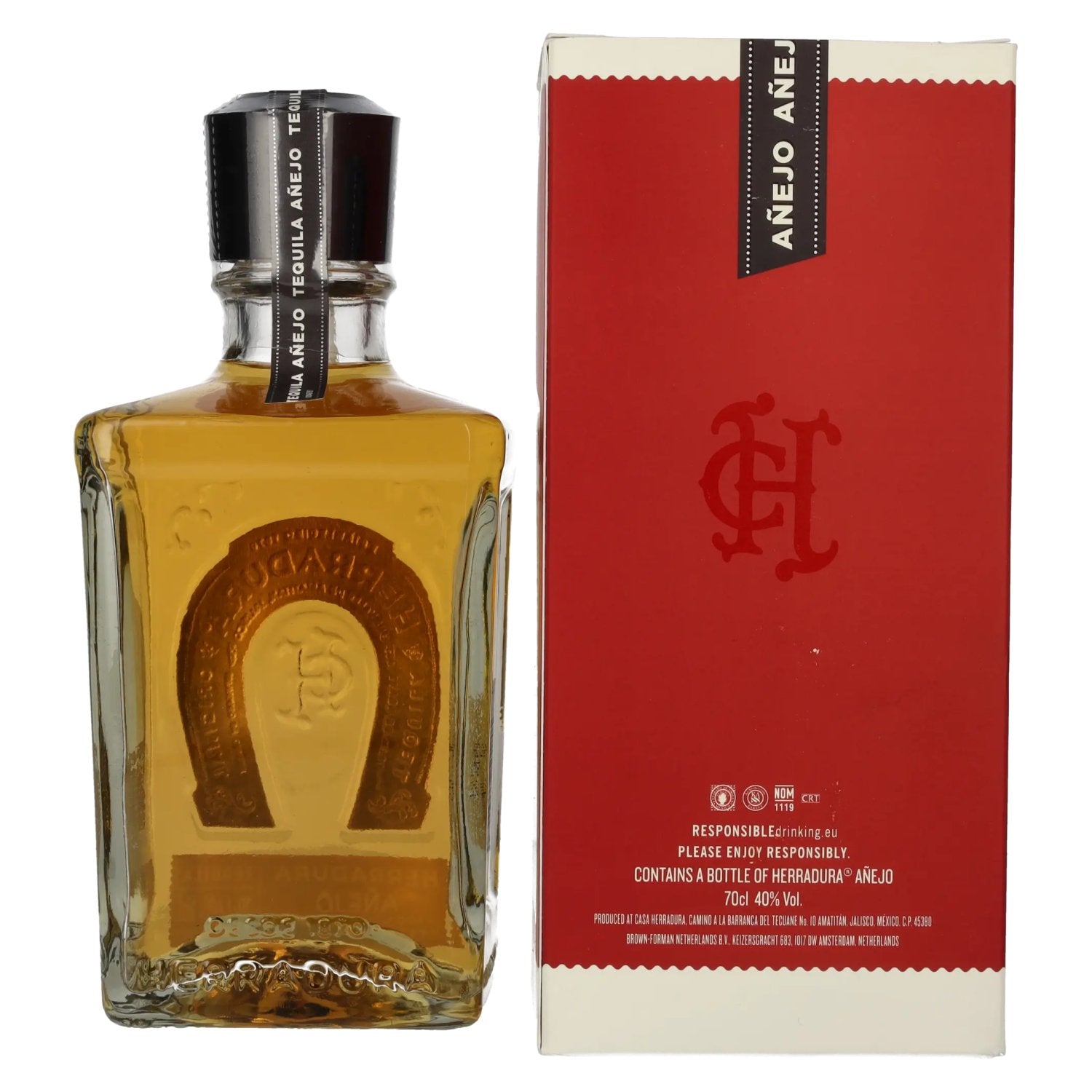 Herradura Tequila AÑEJO 100% de Agave 40% Vol. 0,7l in gift box