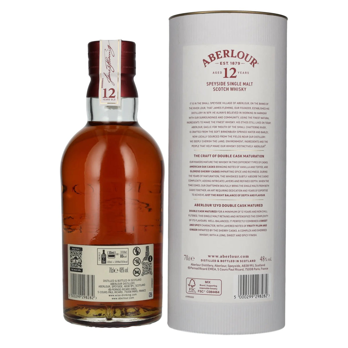 Aberlour 12 Years Old Speyside Single Malt 48% Vol. 0,7l in gift box