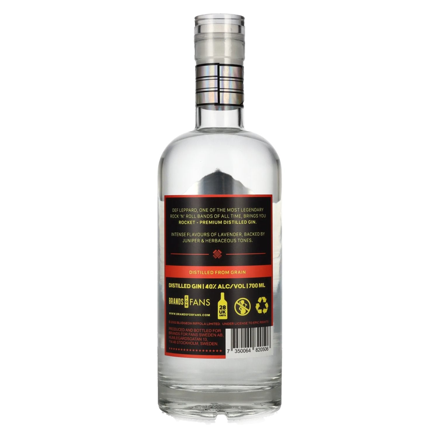 Def Leppard ROCKET Premium Distilled Gin 40% Vol. 0,7l