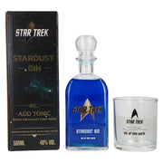 V-Sinne Black Forest STAR TREK Stardust Gin 40% ABV, 0.5 l, in a gift box with a glass