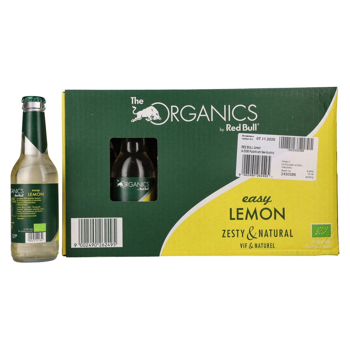 Red Bull Organics by Red Bull Easy LEMON 24 x 0,25 l