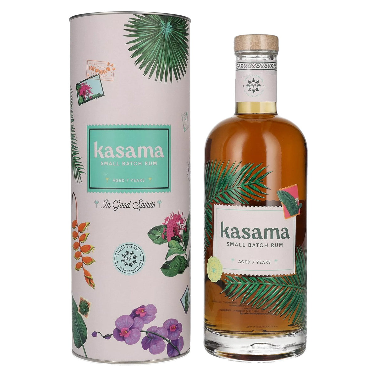 Kasama 7 Years Old Small Batch Rum 40% Vol. 0,7l in Geschenkbox