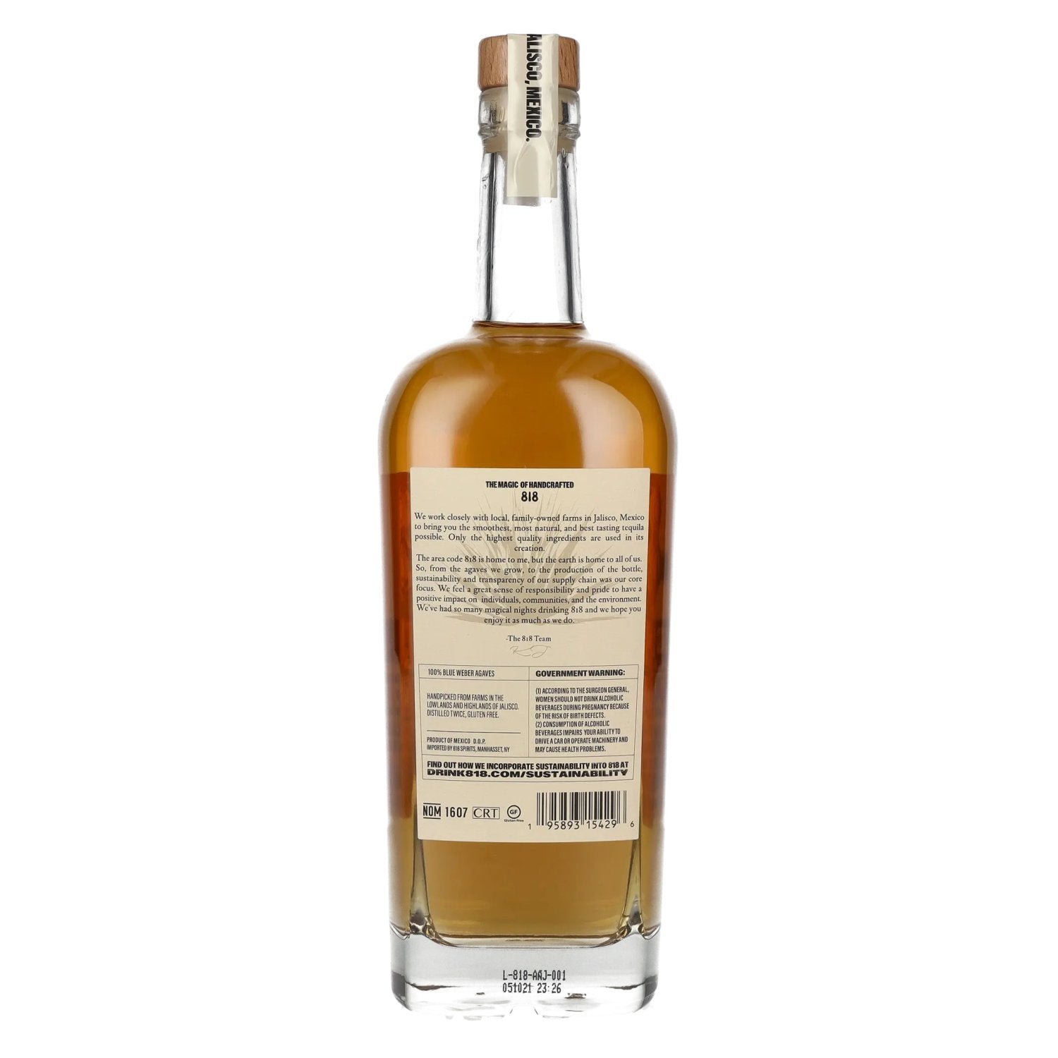 818 Tequila Añejo 100% Agave Azul by Kendall Jenner 40% Vol. 0,7l