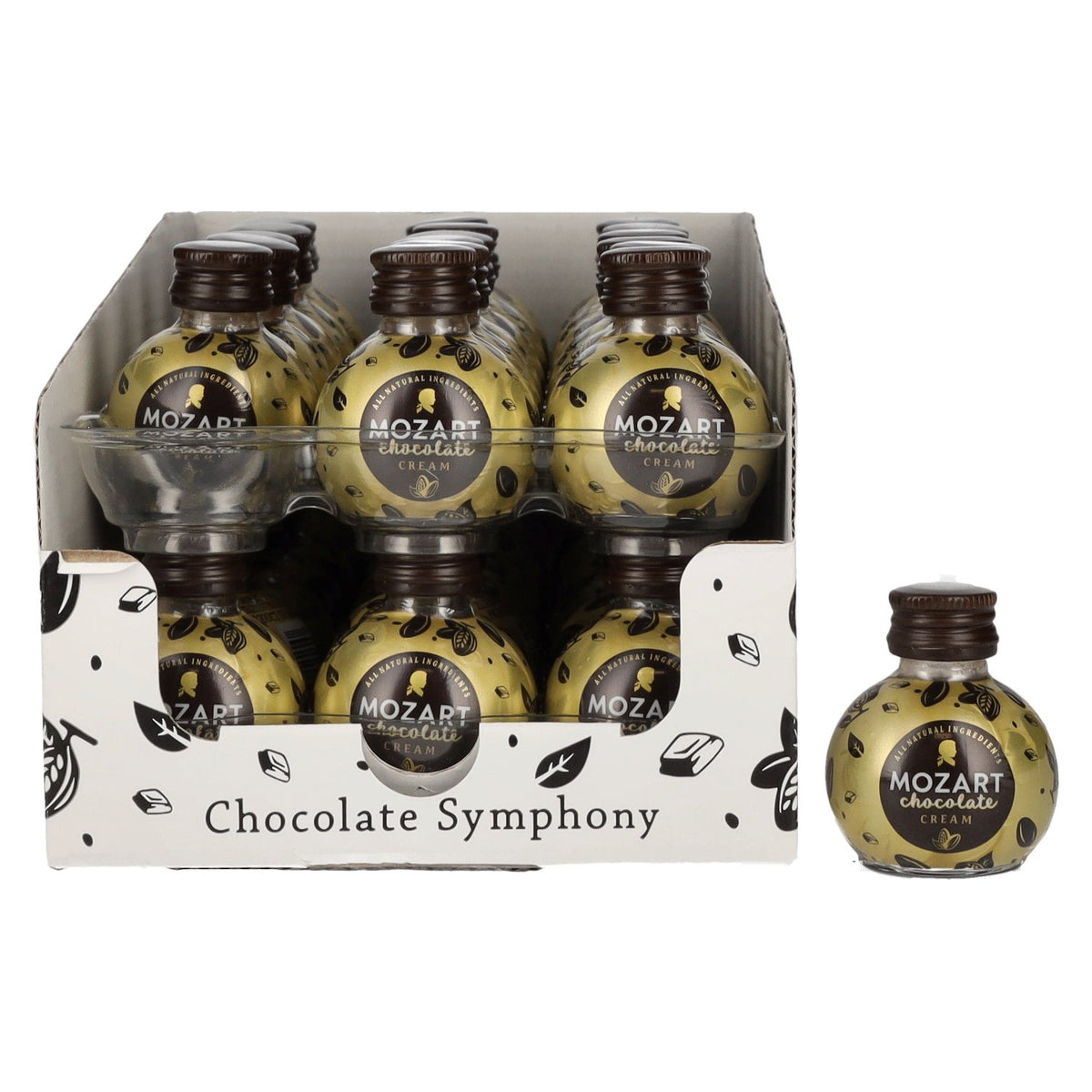 Mozart Chocolate Cream Liqueur de crème 17% Vol. 36x0,02l