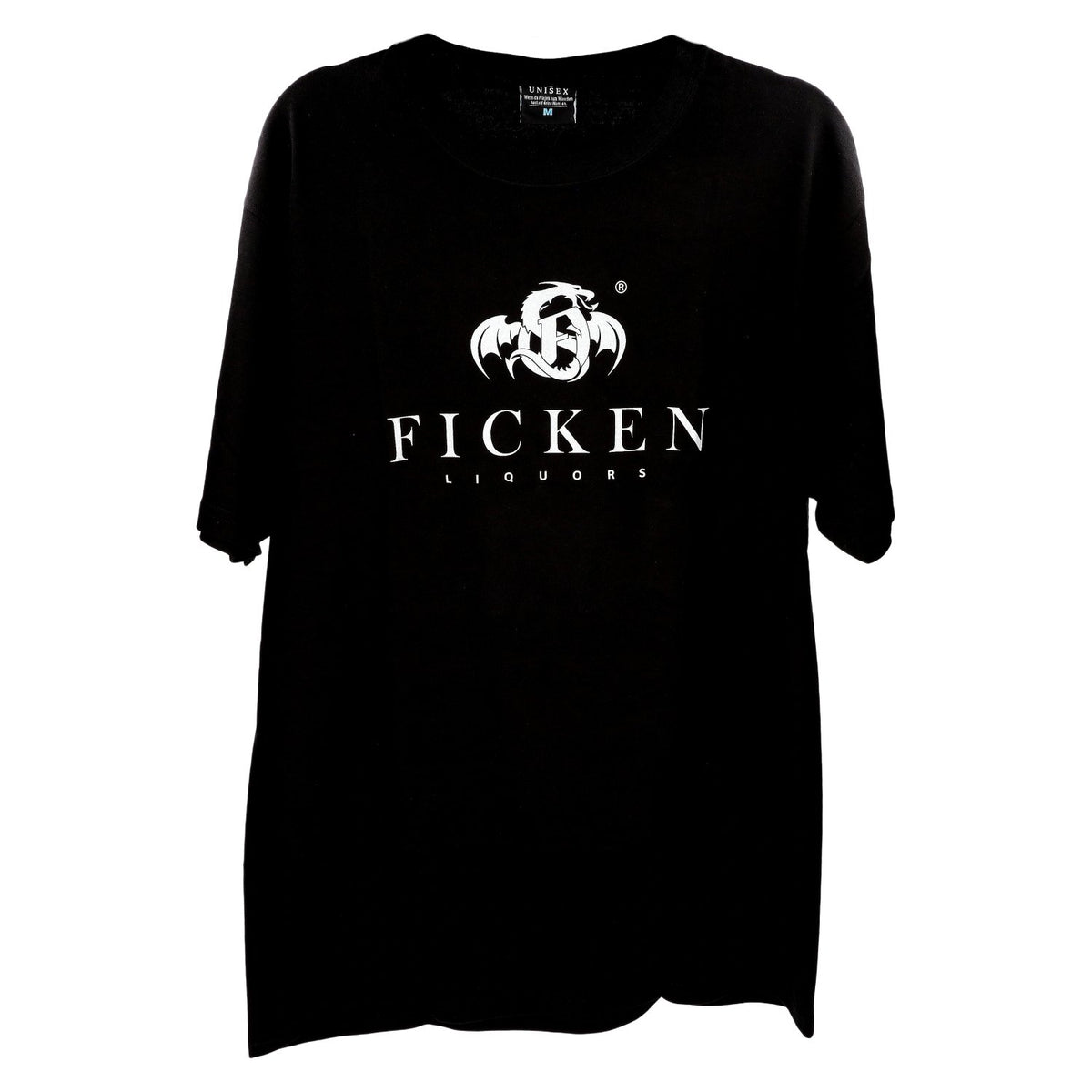T-shirt « Ficken Liquors » pour homme, taille M, noir