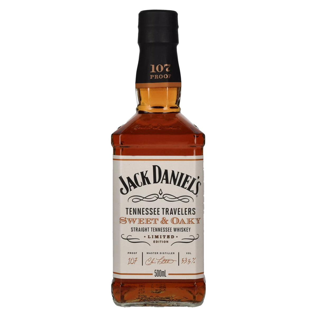 Jack Daniel's Tennessee Travelers SWEET &amp; OAKY Limited Edition 53,5% Vol. 0,5l