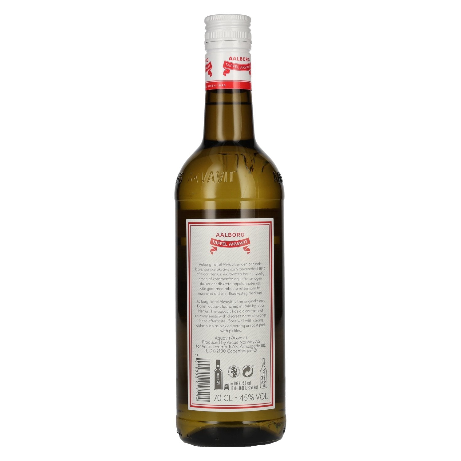 Aalborg Taffel Akvavit 45% Vol. 0,7l