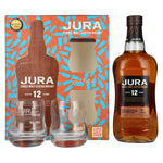 Jura 12 Years Old Single Malt Scotch Whisky 40% Vol. 0,7l en coffret cadeau avec 2 verres