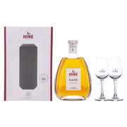 Hine RARE VSOP The Original Fine Champagne Cognac 40% Vol. 0,7l in Geschenkbox mit 2 Gläsern