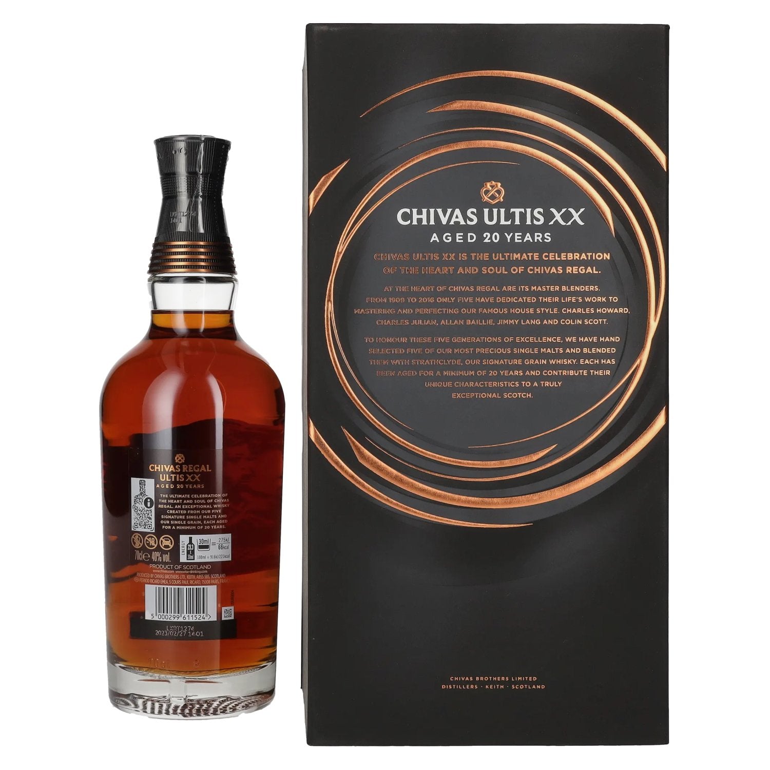 Chivas Regal ULTIS XX 20 Years Old Blended Scotch Whisky 40% Vol. 0,7l in gift box