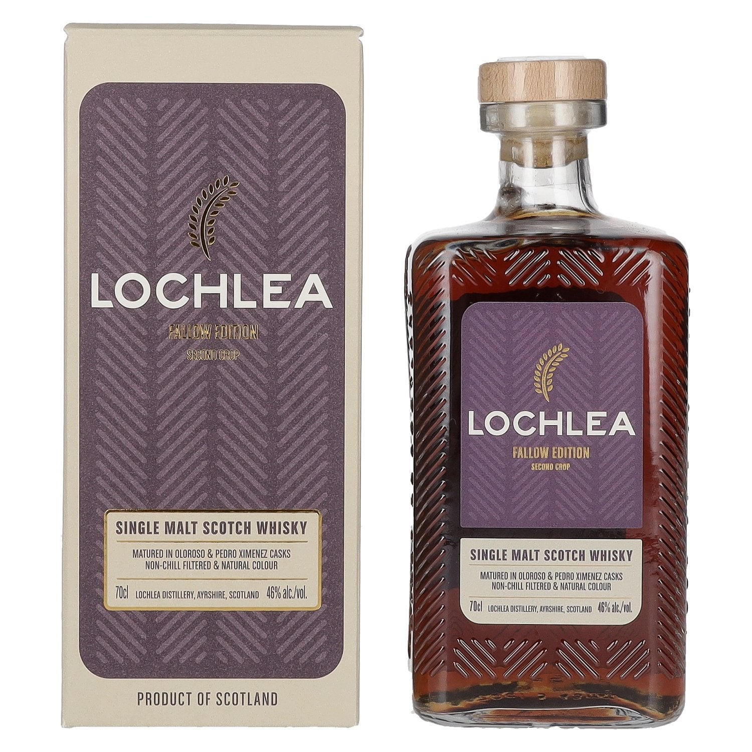 Lochlea FALLOW EDITION Second Crop Single Malt Scotch Whisky 46% Vol. 0,7l en coffret cadeau