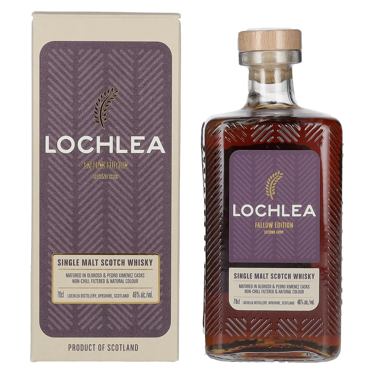 Lochlea FALLOW EDITION Second Crop Single Malt Scotch Whisky 46% Vol. 0,7l in Geschenkbox