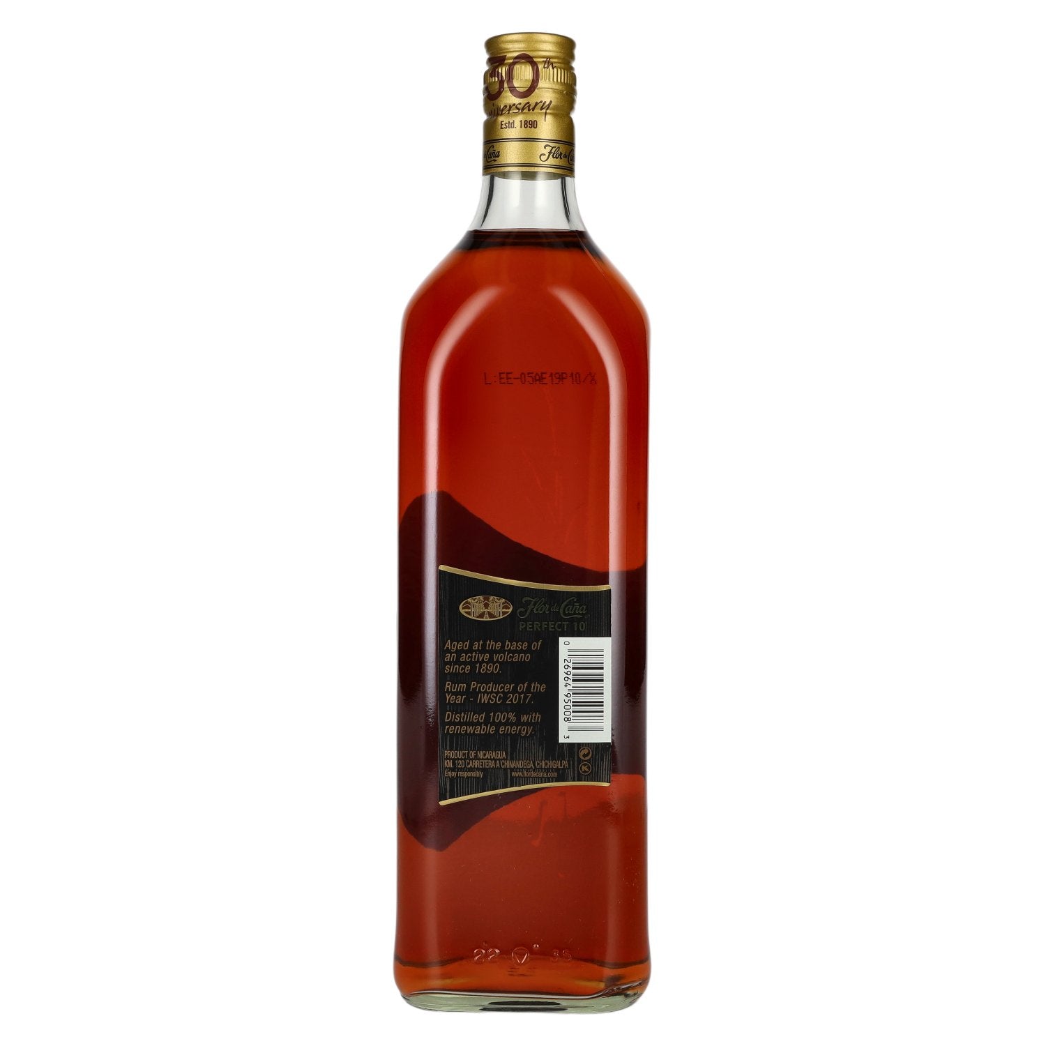 Flor de Caña PERFECT 10 Bourbon Barrel Aged 40% Vol. 1l