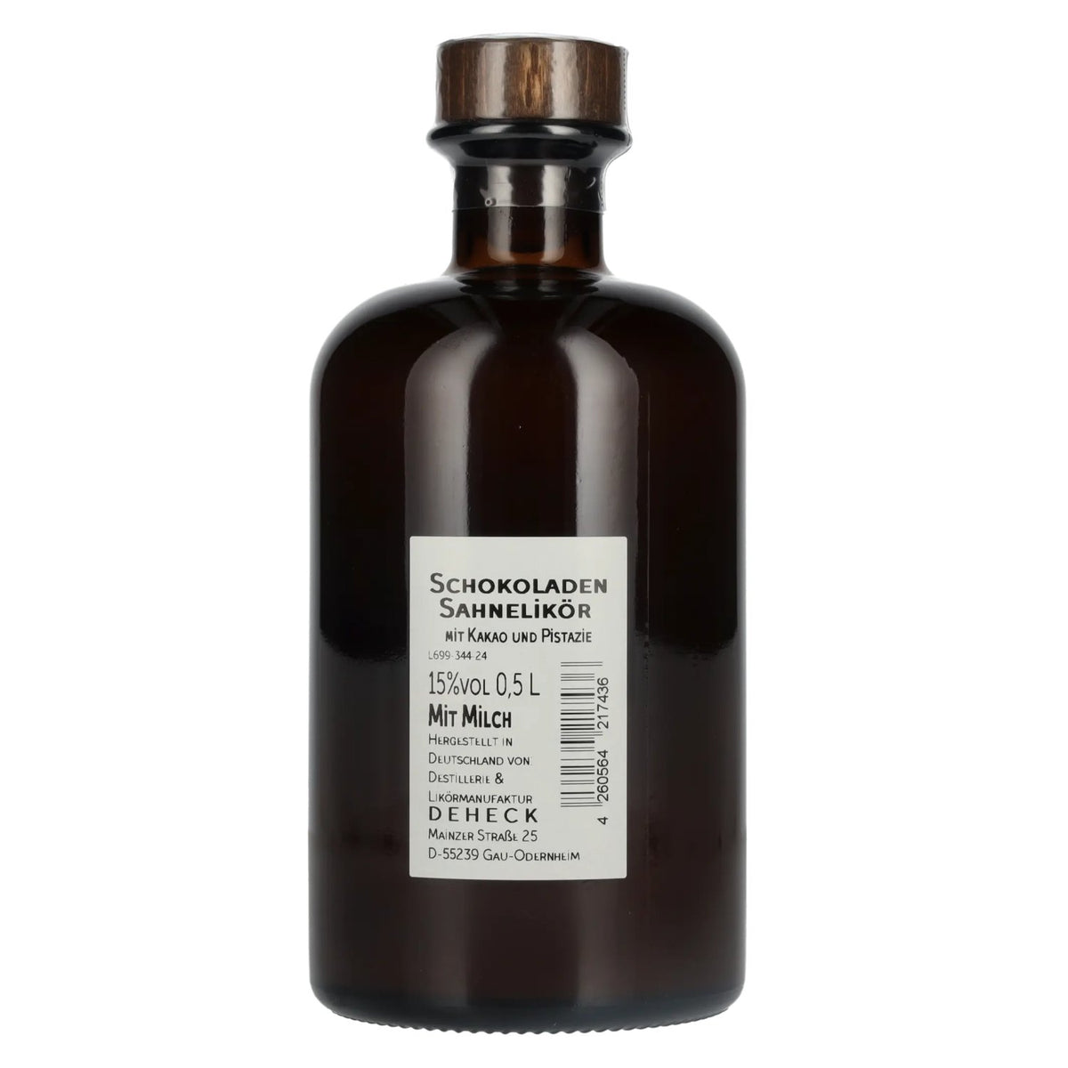 Manufacture de liqueurs Deheck Dubai Schokolade Liqueur 15% vol. 0,5l