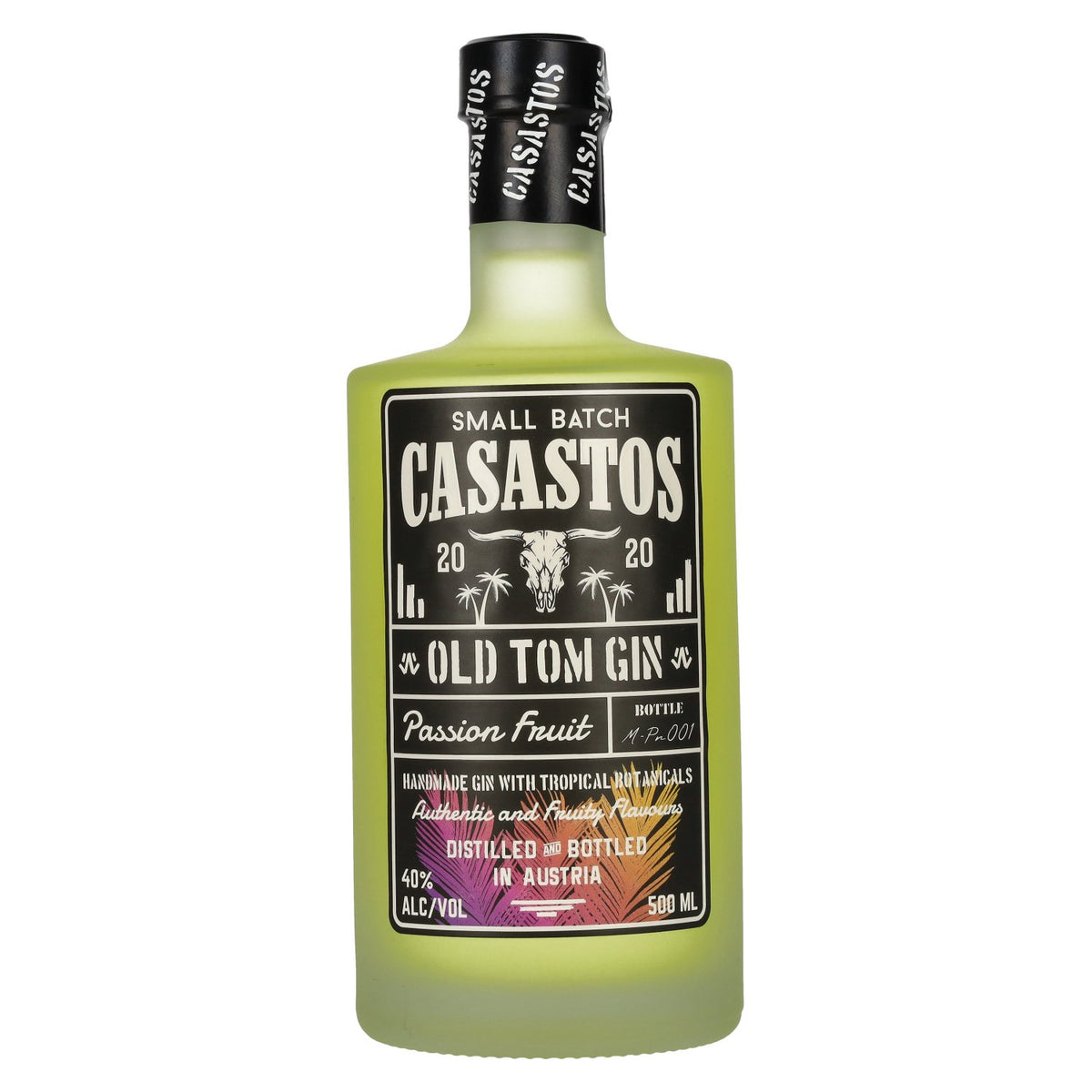 CASASTOS Old Tom Gin Small Batch Passion Fruit 40% Vol. 0,5l