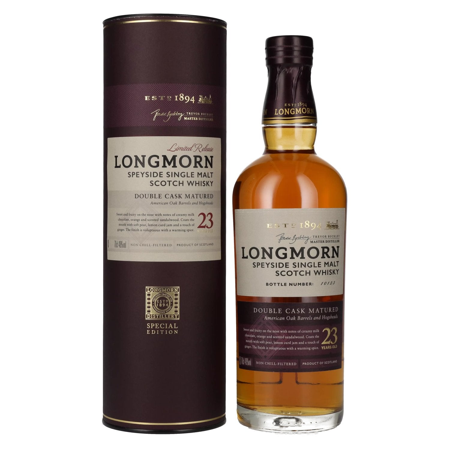 Longmorn 23 Years Old Double Cask Matured 48% vol. 0,7l en boîte cadeau