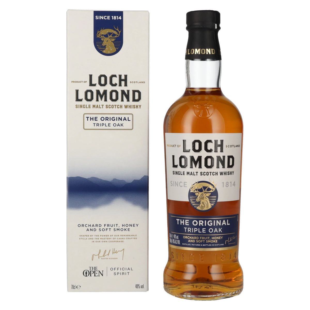Loch Lomond THE ORIGINAL Triple Oak Single Malt 40% Vol. 0,7l in gift box