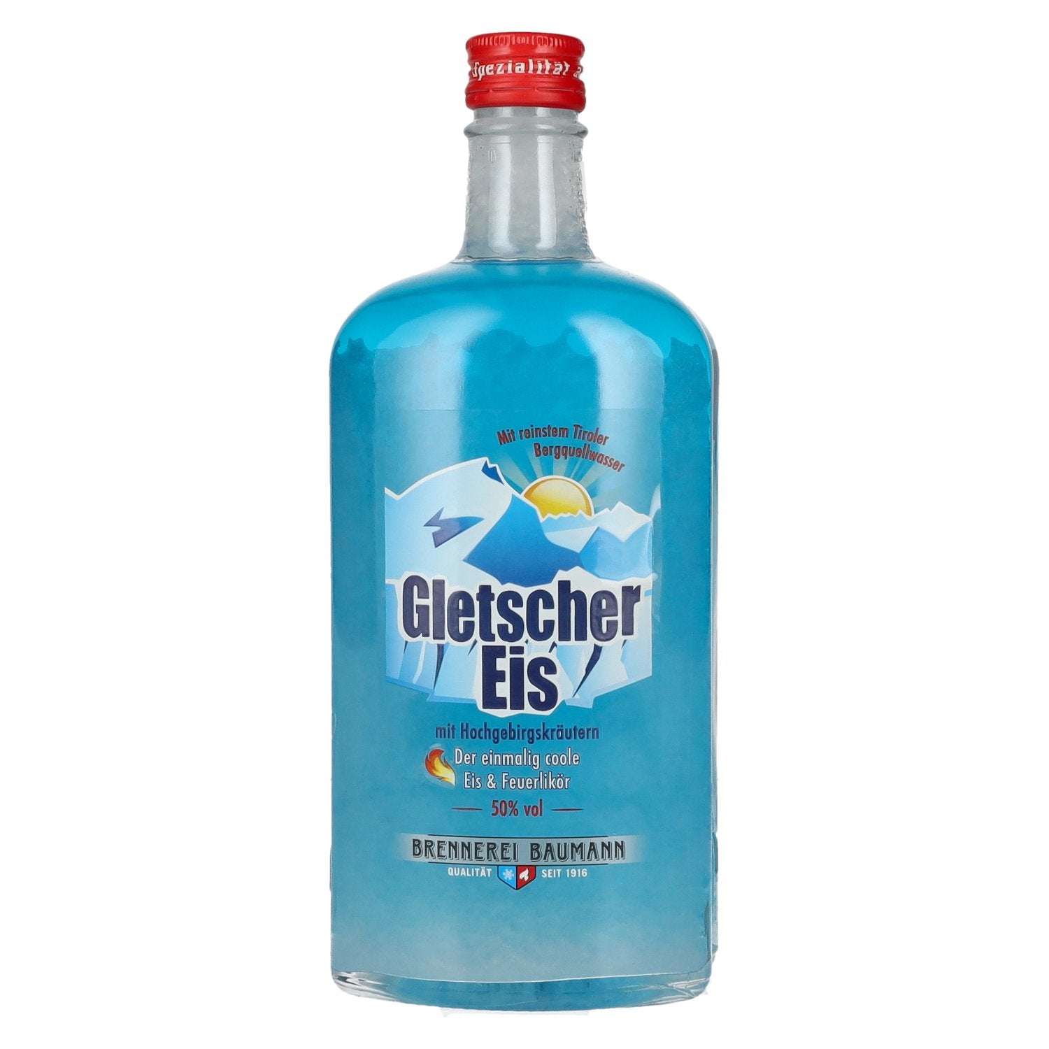 Baumann Gletschereis Eis &amp; Feuerlikör 50% vol. 0,7l