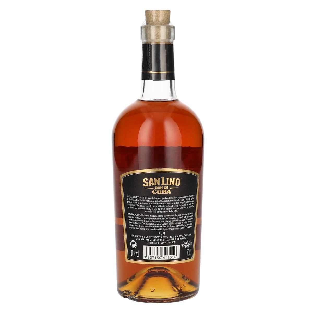 San Lino Ron de Cuba CARTA ORO Extra Añejo 40% Vol. 0,7l