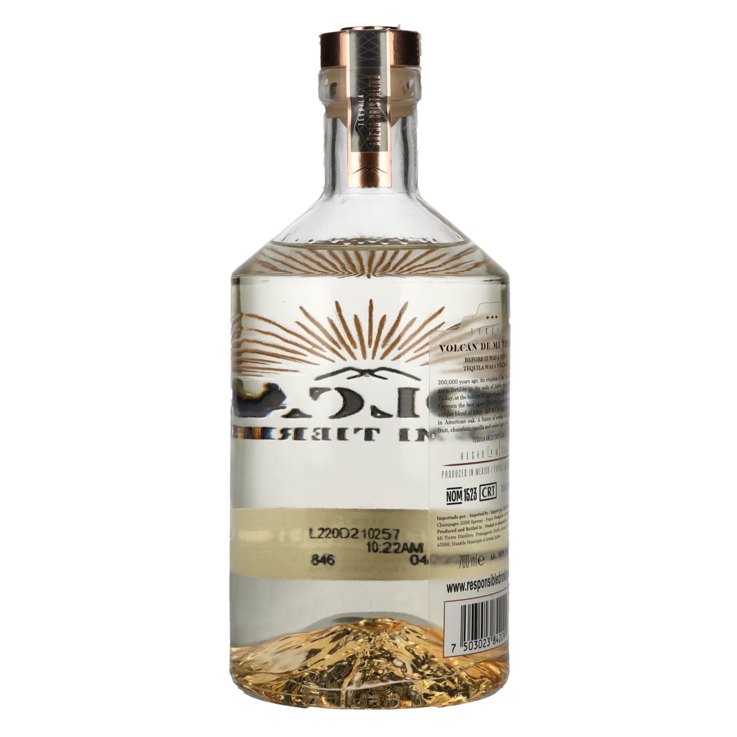 Volcan de Mi Tierra Tequila AÑEJO CRISTALINO 40% Vol. 0,7l