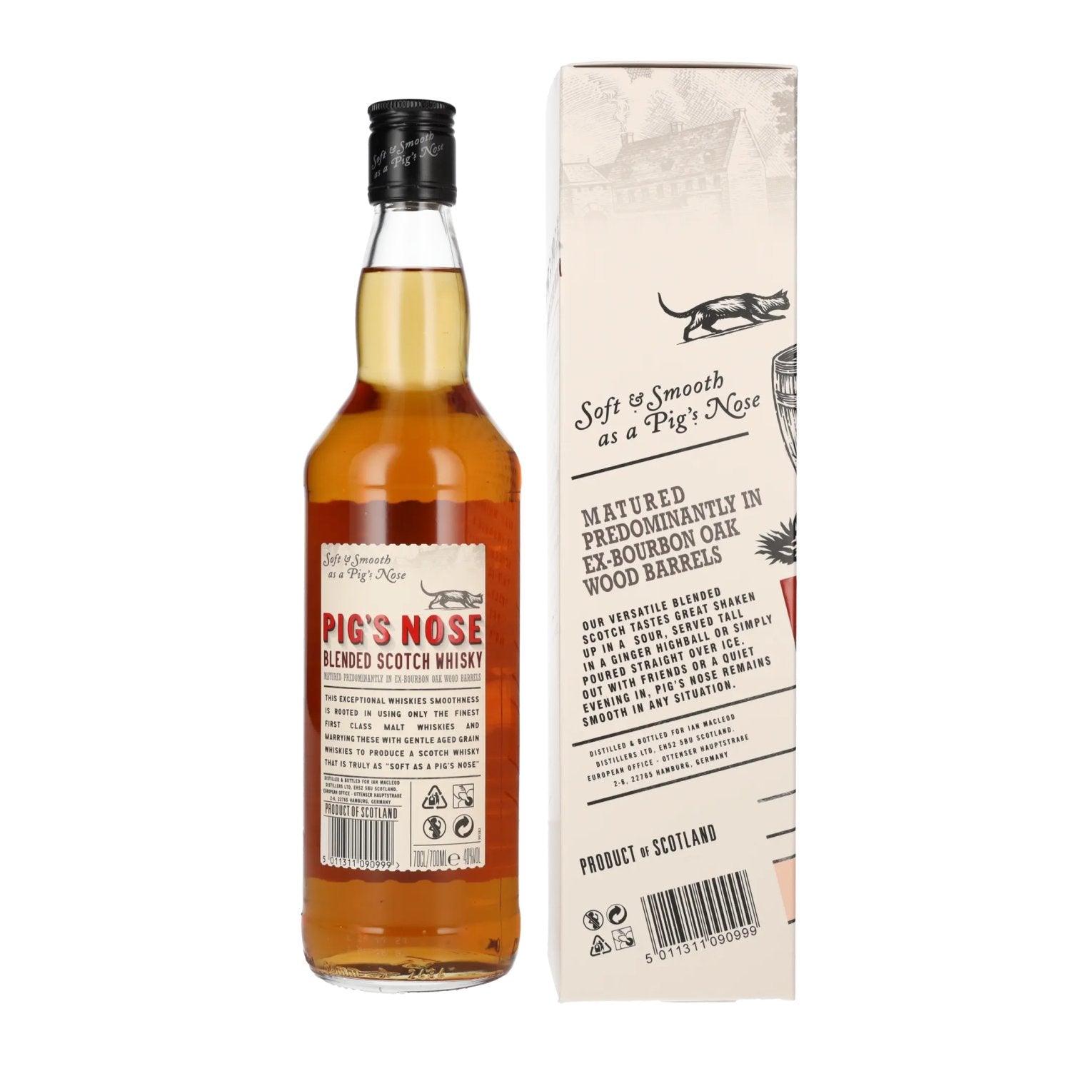Pig's Nose Blended Scotch Whisky 40% Vol. 0,7l en boîte cadeau