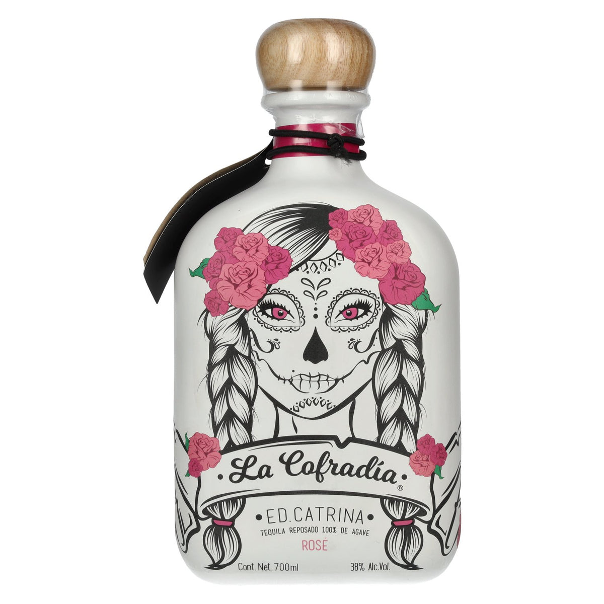La Cofradia ED. CATRINA Tequila Rosé Reposado 100% de Agave 38% Vol. 0,7l