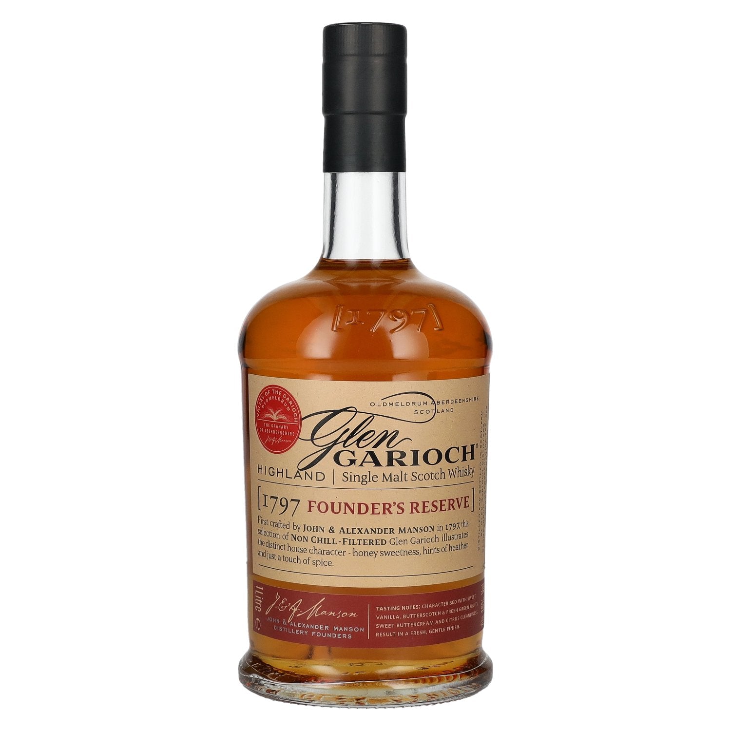 Glen Garioch 1797 FOUNDER'S RESERVE Highland Single Malt 48% ABV 1l
