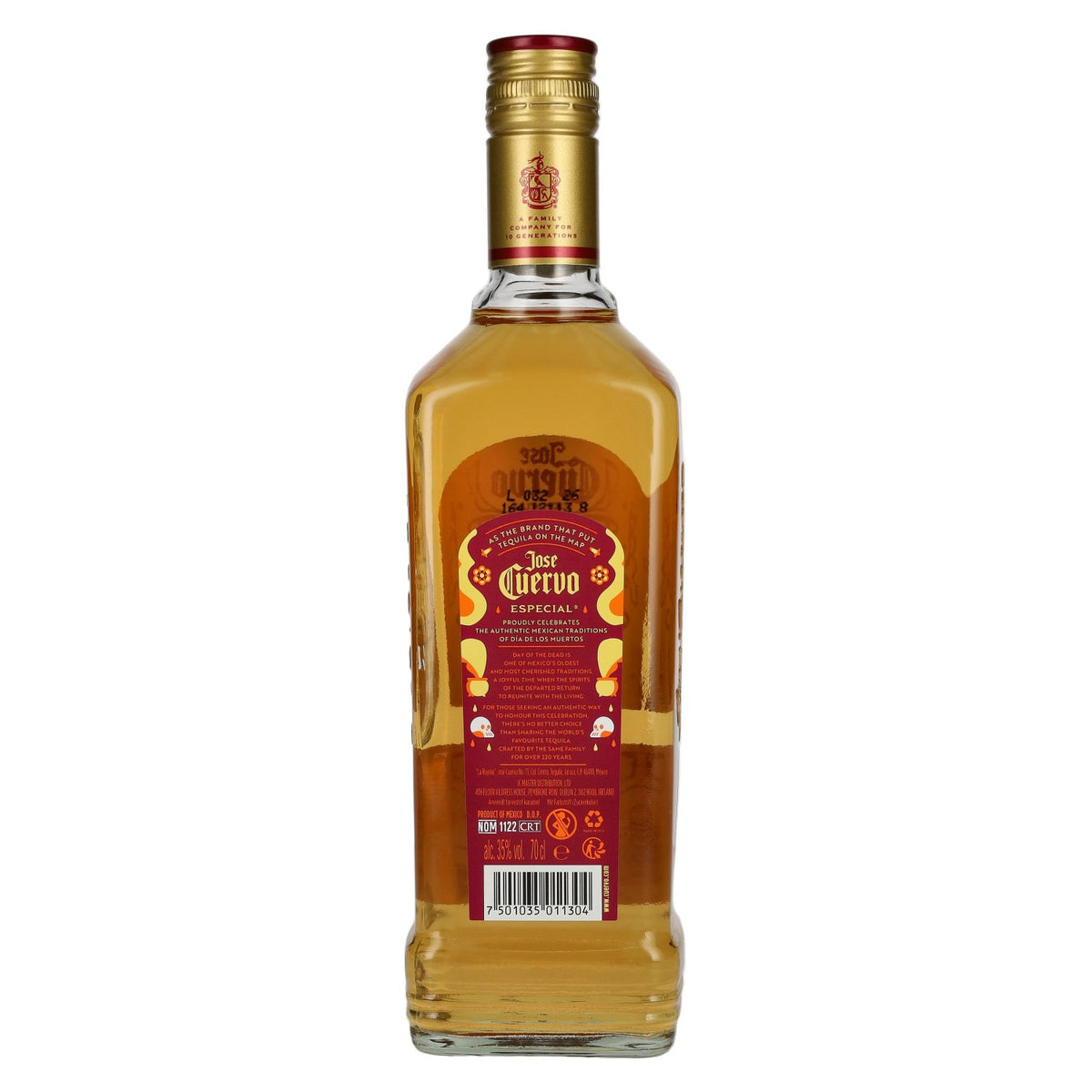 Tequila José Cuervo Especial Reposado « DÍA DE LOS MUERTOS » Édition limitée, 35 % vol., 0,7 l