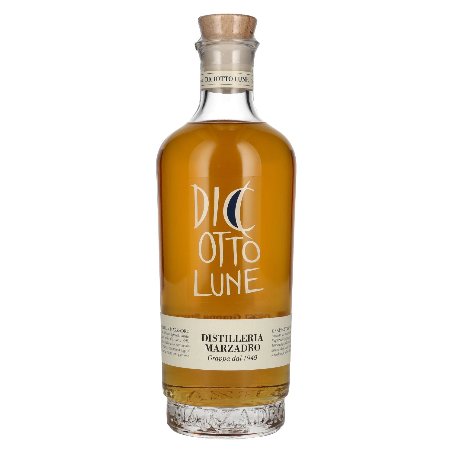 Marzadro DICIOTTO LUNE Grappa Stravecchia 41% vol. 0,7l