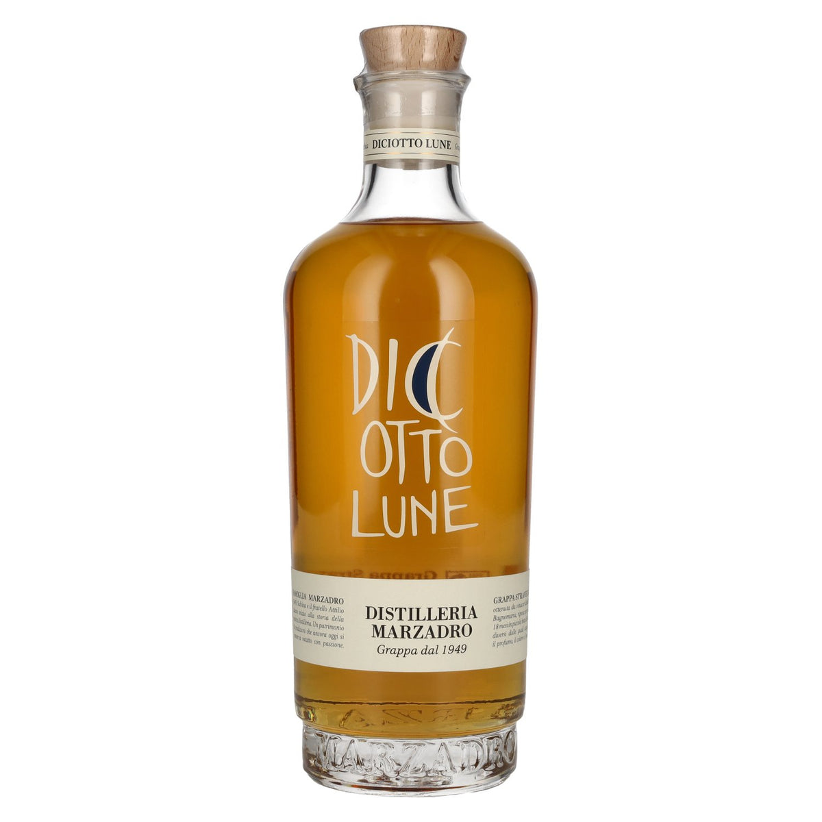 Marzadro DICIOTTO LUNE Grappa Stravecchia 41% Vol. 0,7l