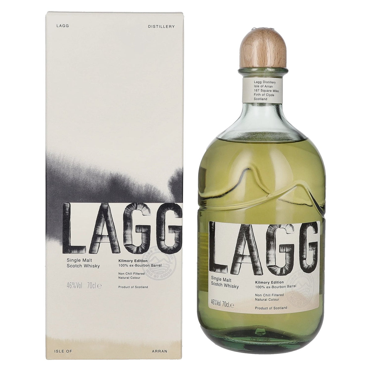 LAGG Single Malt Scotch Whisky Kilmory Edition 46% Vol. 0,7l en boîte cadeau
