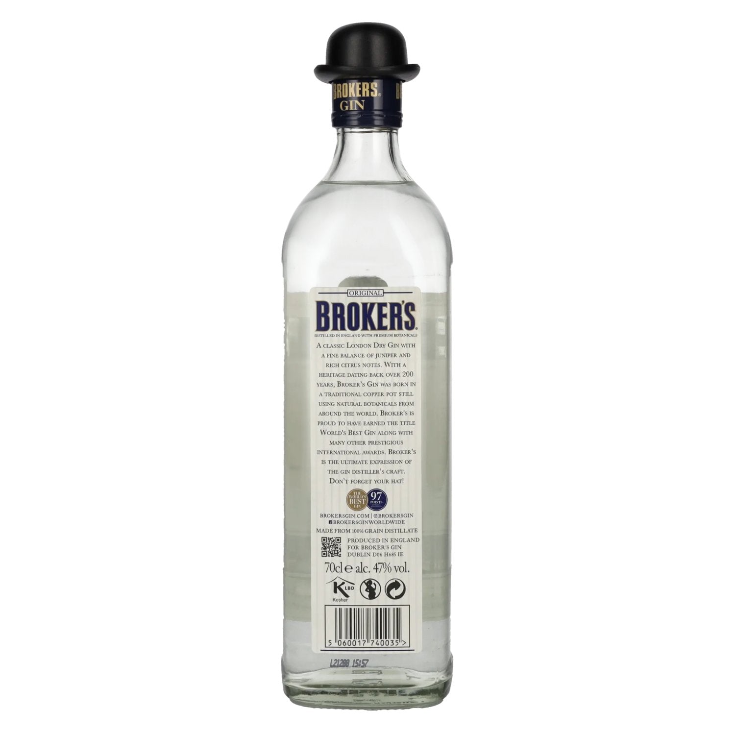 Broker's Premium London Dry Gin 47% Vol. 0,7l